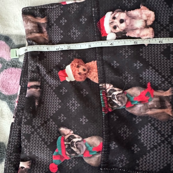 EVCR Christmas dogs print leggings yoga pants - Picture 9 of 14